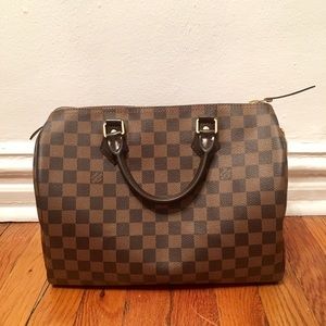 AUTHENTIC Louis Vuitton Speedy 30 Damier